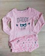 Leuke roze "glow in the dark" pyjama van Lupilu! Mt 110/116, Nacht- of Onderkleding, Gebruikt, Meisje, Ophalen of Verzenden