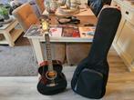 Zgan Linkshandige zwarte gitaar, Brunswick BLF200 BK, Muziek en Instrumenten, Snaarinstrumenten | Gitaren | Akoestisch, Ophalen