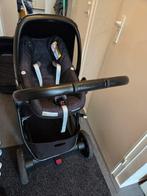 Maxi Cosi 3 in 1 kinderwagen met accessoires, Gebruikt, Ophalen of Verzenden, Combiwagen, Verstelbare duwstang