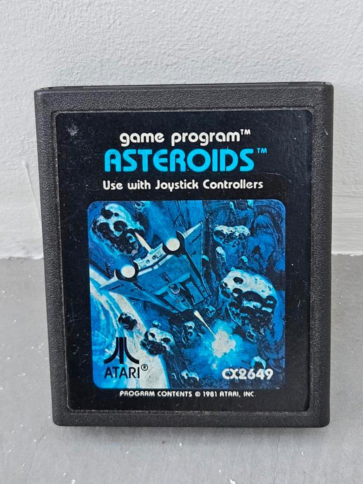 Atari 2600 - Asteroids - Klassieker!, Spelcomputers en Games, Games | Atari, Gebruikt, Atari 2600, Shooter, 1 speler, Vanaf 7 jaar