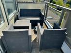 Tuinset loungeset antraciet/grijs ZSM OPHALEN!, Ophalen, 4 zitplaatsen, Kunststof, Gebruikt