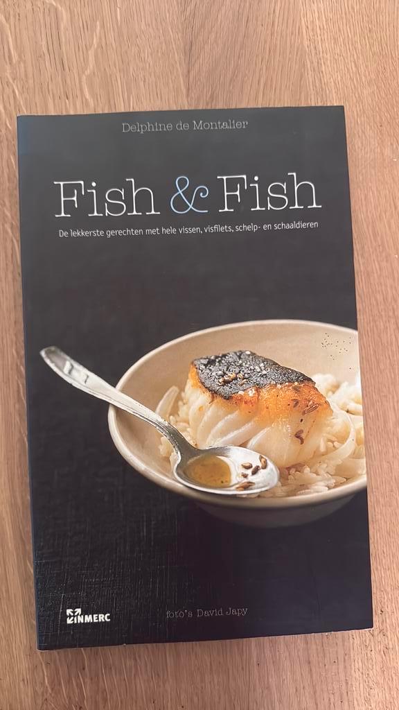Delphine de Montalier - Fish & Fish, Boeken, Kookboeken, Zo goed als nieuw, Ophalen of Verzenden