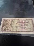 Bankbiljet Joegoslavië 10 dinar, Ophalen of Verzenden, Joegoslavië