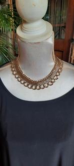 Vintage  goldtone  collier,Cleopatra, jaren 60., Sieraden, Tassen en Uiterlijk, Ophalen of Verzenden, Zo goed als nieuw
