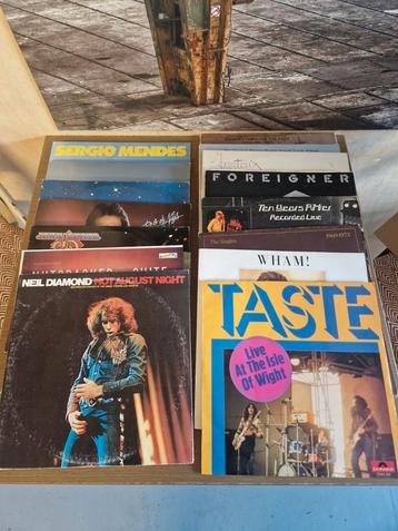 Partijtje lp's (15 stuks) vintage vinyl platen beschikbaar voor biedingen