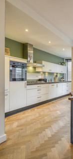 Lange keuken (5,12m) met inbouwapparatuur, Huis en Inrichting, Ophalen, Gebruikt, Wit, Enkelwandige keuken