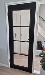 Jan des Bouvrie binnendeur, zwart, Doe-het-zelf en Verbouw, Deuren en Horren, Ophalen, Gebruikt, Minder dan 80 cm, Binnendeur