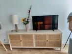 Leen Bakker dressoir doddy rotan/webbing, Huis en Inrichting, Kasten | Dressoirs, Ophalen, 150 tot 200 cm, Zo goed als nieuw, Met lade(s)