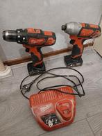 Milwaukee M12 SET Boor en slagschroevendraaier, Doe-het-zelf en Verbouw, Gebruikt, Variabele snelheid, Ophalen of Verzenden, Boor- en Schroefmachine