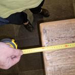 Massief houten tafel met 6 stoelen, Huis en Inrichting, Tafels | Eettafels, Ophalen of Verzenden