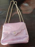 Rose metallic leren tasje van Giuliano, Ophalen of Verzenden, Zo goed als nieuw, Roze, Schoudertasje