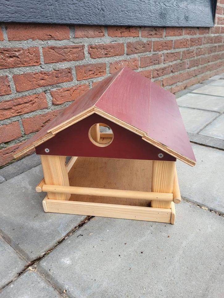 Voederhuisje / voederplank / vogelhuis met dak, Tuin en Terras, Vogelhuisjes en Vogelbaden, Nieuw, Ophalen of Verzenden