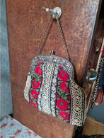 Oud stoffen beugeltasje, Ophalen of Verzenden