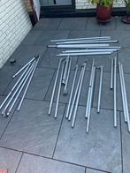 Te koop aluminium stokken, Ophalen, Gebruikt