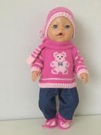 Poppenkleertjes babypop 43 cm babyborn pop 43 cm, Ophalen of Verzenden, Nieuw, Babypop