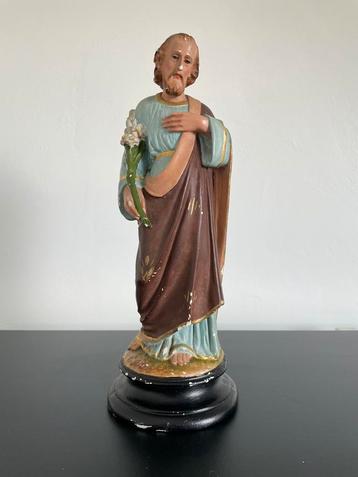 Jozef beeld circa 33 cm - gips beschikbaar voor biedingen
