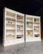 Prachtige witte boekenkast |  Bibliotheek kast #2402