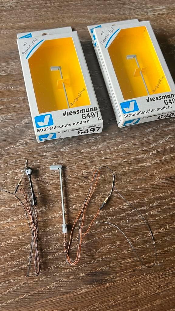 Viessmann Lantaarn palen schaal N, Hobby en Vrije tijd, Modeltreinen | N-Spoor, Nieuw, Overige typen, Gelijkstroom, Overige merken