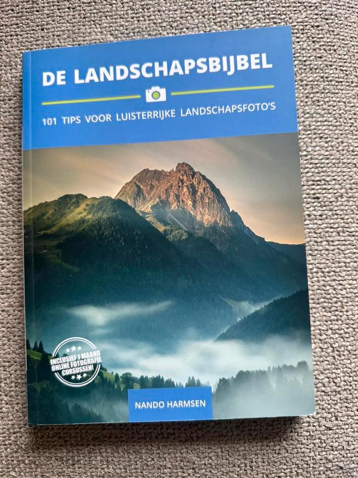 Nando Harmsen - De Landschapsbijbel, Boeken, Kunst en Cultuur | Fotografie en Design, Zo goed als nieuw, Ophalen