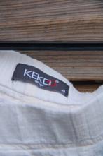 Broek creme/ aqua Kekoo mt 4(52/54) Vaste prijs, Beige, Ophalen of Verzenden, Zo goed als nieuw, Kekoo