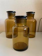 TEAB: 3 glazen apothekers potten (retro), Ophalen