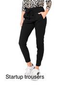 Studio Anneloes Startup trousers zwart M, Kleding | Dames, Ophalen of Verzenden, Zo goed als nieuw, Beige, Lang