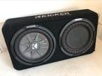 Kicker flatt subwoofer 25cm met pasief membraam, Auto diversen, Ophalen of Verzenden, Zo goed als nieuw