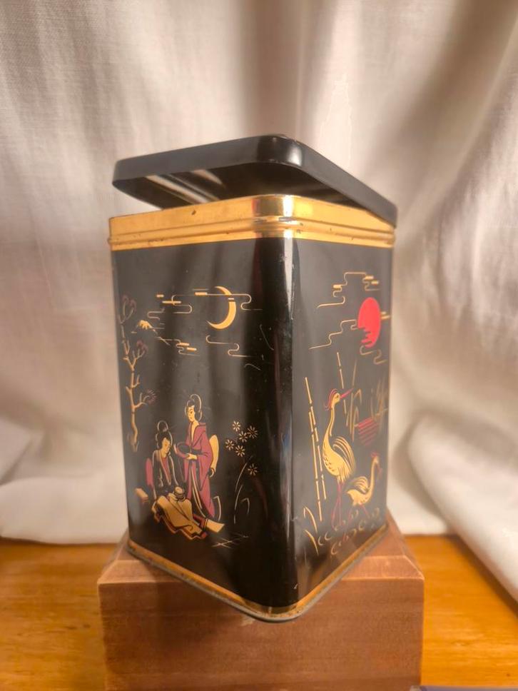 Vintage decoratieve blik - verzamelobject, Antiek en Kunst, Antiek | Tin, Ophalen of Verzenden