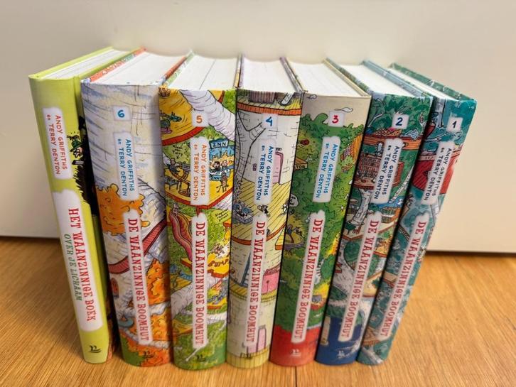 De waanzinnige boomhut 7 boeken Griffiths Denton, Boeken, Kinderboeken | Jeugd | 10 tot 12 jaar, Zo goed als nieuw, Fictie, Ophalen of Verzenden
