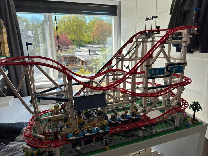 Lego 10261 achtbaan creator compleet, Kinderen en Baby's, Speelgoed | Duplo en Lego, Zo goed als nieuw, Lego, Complete set, Ophalen