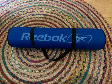 Grote Reebok Fitnessmat Blauw beschikbaar voor biedingen
