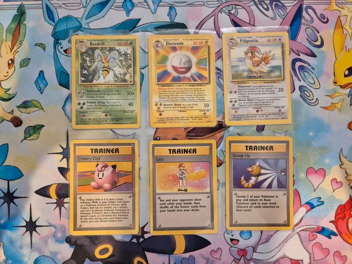 Base Set Pokémon Rare Kaarten - Trainer & Pokémon, Hobby en Vrije tijd, Verzamelkaartspellen | Pokémon, Gebruikt, Meerdere kaarten