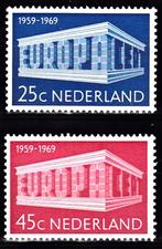 CEPT Europa Nederland 1969 MiNr. 920- 921 pf NVPH 925- 926, Postzegels en Munten, Postzegels | Nederland, Na 1940, Verzenden, Postfris