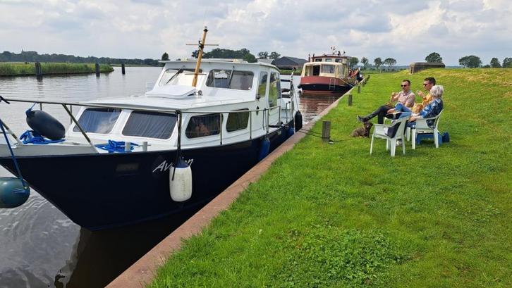 moterboot, Watersport en Boten, Motorboten en Motorjachten, Gebruikt, Staal, 9 tot 12 meter, Diesel, 50 pk of meer, Ophalen