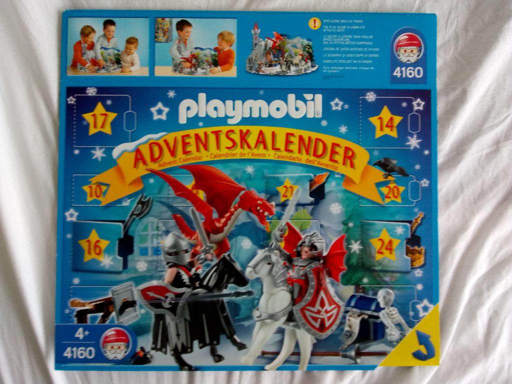 Playmobil set 4160 adventskalender draken / drakenland, Kinderen en Baby's, Speelgoed | Playmobil, Ophalen of Verzenden, Gebruikt
