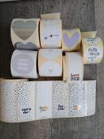 8 rollen cadeaustickers, Ophalen of Verzenden
