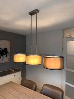 Moderne Plafondlamp met 3 Lampenkappen, Ophalen of Verzenden, Zo goed als nieuw, Metaal, Minder dan 50 cm