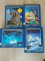 Clementoni fluorescerende puzzels  1000 st.serie 2, Ophalen, Zo goed als nieuw
