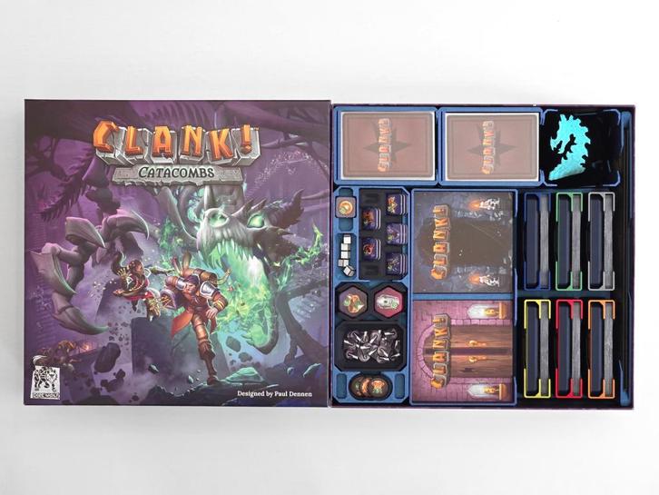 Clank catacombs insert/organiser, Hobby en Vrije tijd, Gezelschapsspellen | Bordspellen, Nieuw, Een of twee spelers, Drie of vier spelers