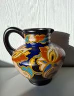 Zeldzaam mooie Gouda plateel Regina oorvaas, Antiek en Kunst, Ophalen of Verzenden