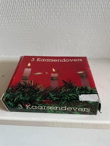 Doosje met vintage kaarsendovers beschikbaar voor biedingen