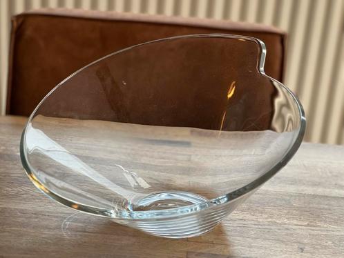 Villeroy & Boch - New Wave - grote glazen fruitschaal, Huis en Inrichting, Woonaccessoires | Vazen, Zo goed als nieuw, Ophalen of Verzenden