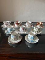 9 Royal Albert Kopjes met schotels, Huis en Inrichting, Keuken | Servies, Ophalen, Gebruikt, Overige stijlen, Kop(pen) en/of Schotel(s)