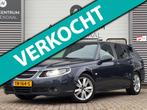 Saab 9-5 Estate 2.3 Turbo Aero 260 PK FULL OPTIONS AUTOMAAT, Auto's, Saab, Zwart, 2290 cc, Blauw, 92 €/maand