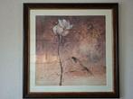 Schilderij bloem, Ophalen, Zo goed als nieuw, Schilderij, 75 tot 100 cm