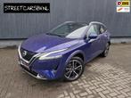 Nissan Qashqai 1.3 MHEV Xtronic Tekna Plus, 12 maanden, Zwart, Blauw, Leder