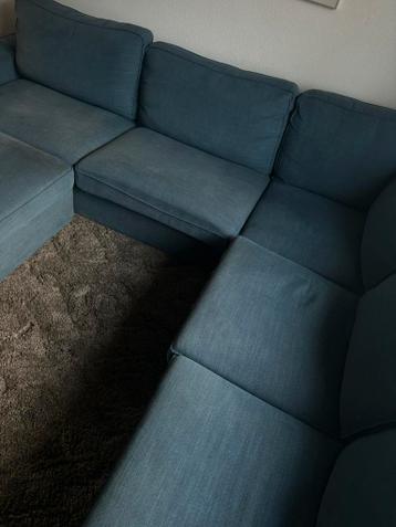 Ikea hoekbank blauw kivik - afbeelding 2