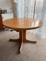 Vintage Hülstra eettafel uitschuifbaar, Ophalen, Zo goed als nieuw, Rond, 100 tot 150 cm