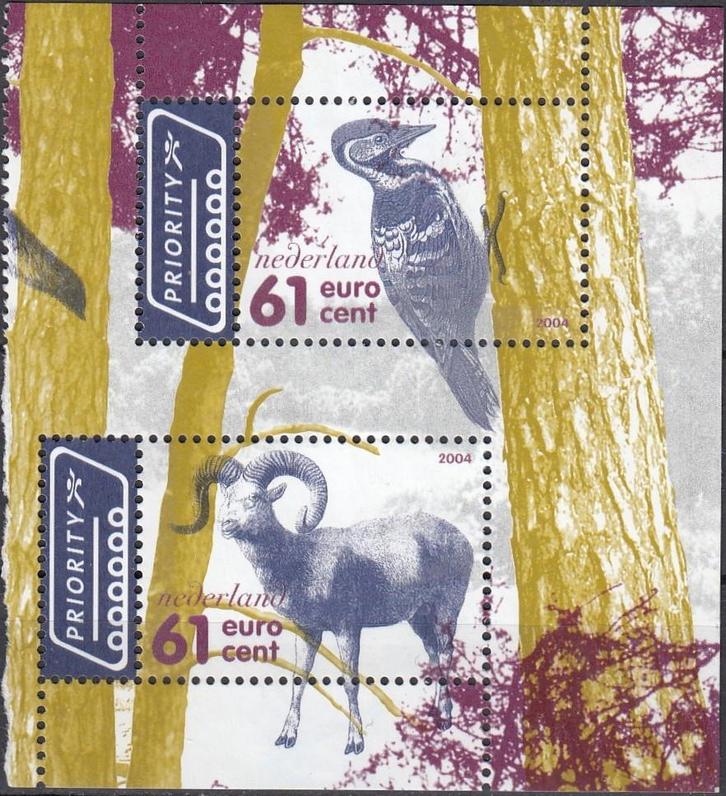 Nederland- 2004- De Veluwe- NVPH-2282b-2283d - O, Postzegels en Munten, Postzegels | Nederland, Postfris, Na 1940, Verzenden