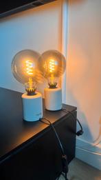 X2 Tafel or slapkamber lampen, Huis en Inrichting, Lampen | Tafellampen, Ophalen, Zo goed als nieuw, Minder dan 50 cm
